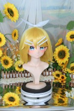 NFD Kigurumi Vocaloid Kagamine Rin Head Shell Cosplay Accessories